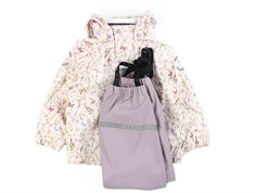 Mikk-line floral rainwear pants and jacket